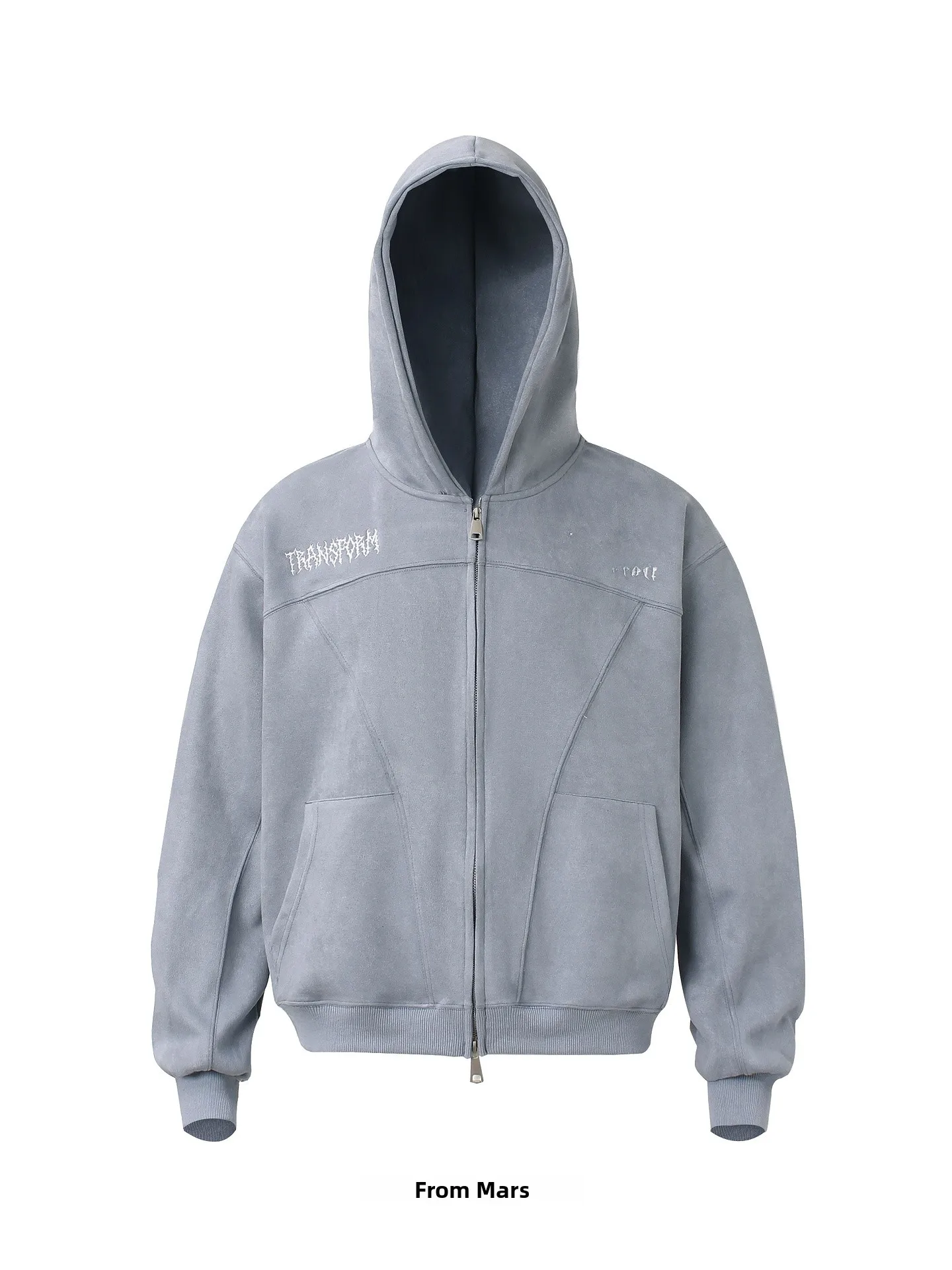 

Брендовая толстовка с капюшоном, вышивкой и молнией, свободного кроя, осенне-зимняя, в стиле High Street Fashion, уличная одежда