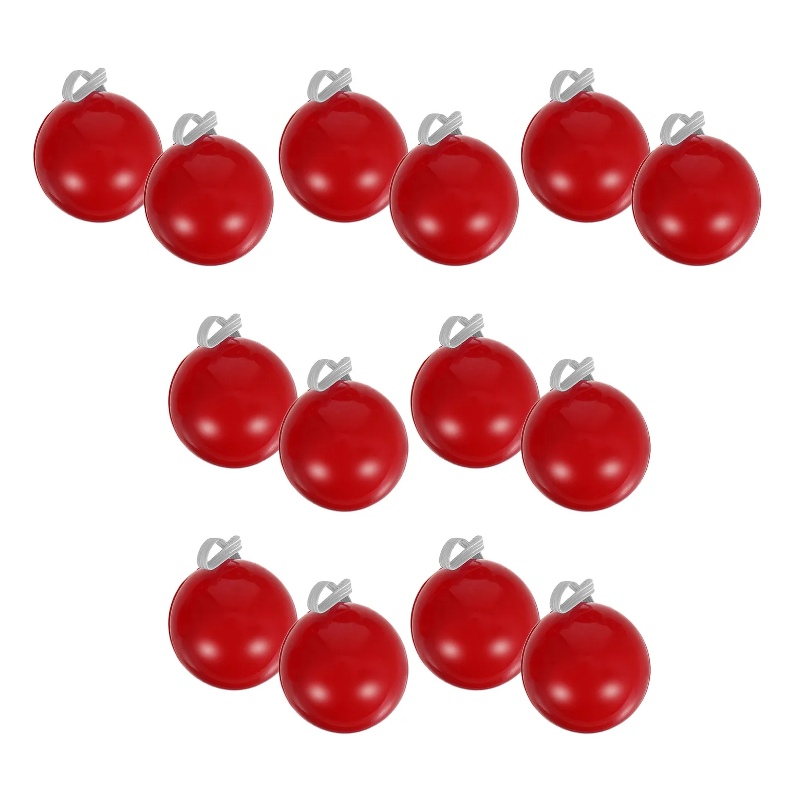 

14Pcs Red Up Clown Nose Plastic Halloween Carnival Circus Party Dress-Up Supplies Red Circus Clown Nose