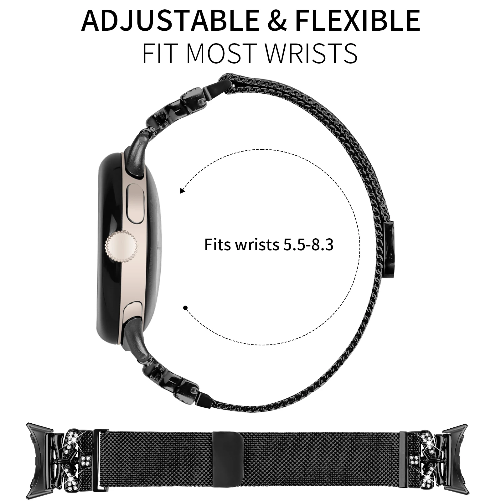 Миланская петля для Google Pixel Watch 3, 41 мм, аксессуары для браслетов, металлический браслет из нержавеющей стали для Pixel Watch 1 2 Band