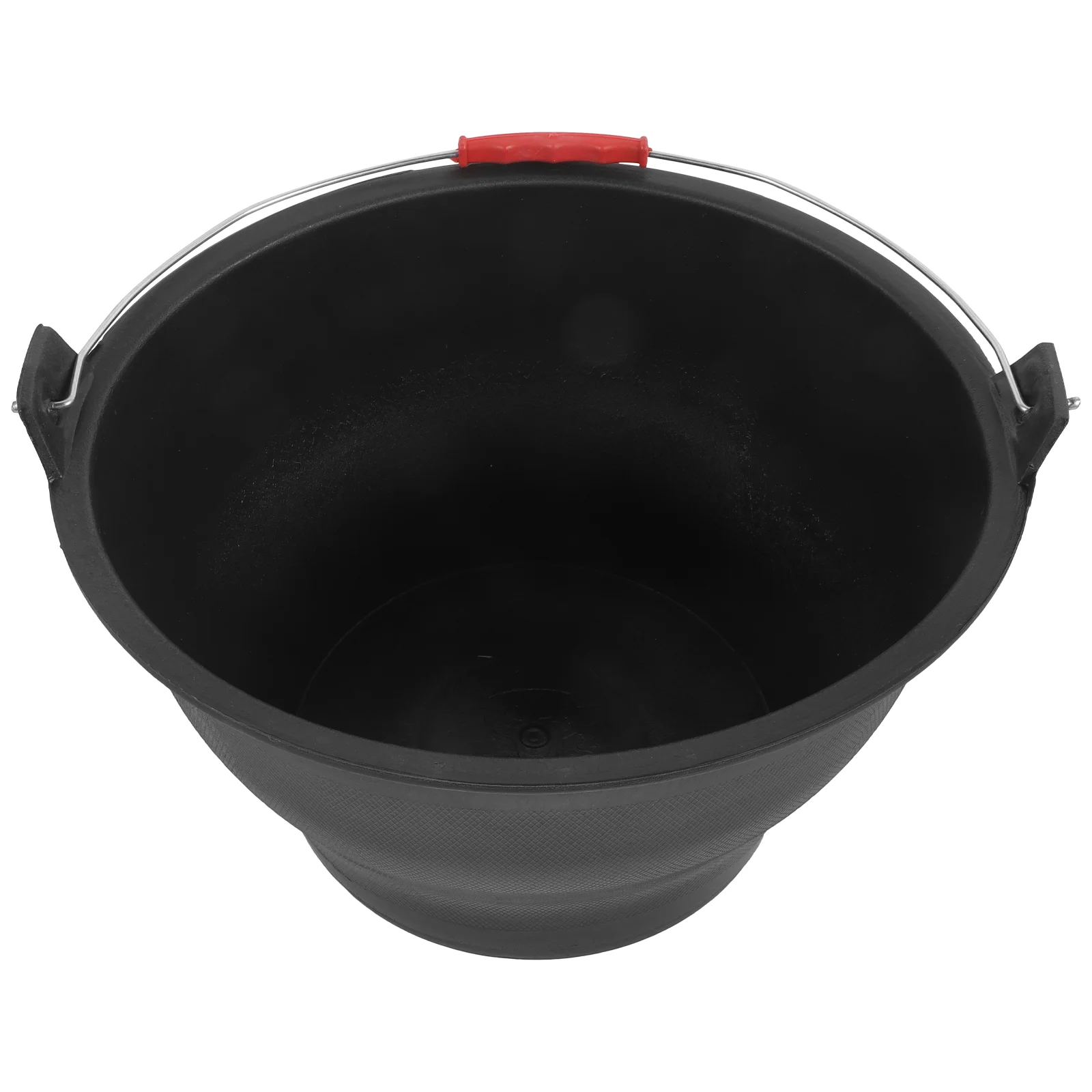 Rubber Buckets Heavy Duty Storage Construction Pail for Site Charcoal Cement Garden Tool