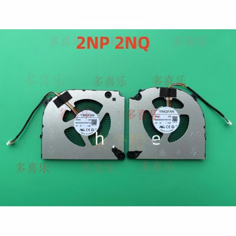 QQ Original para GIGABYTE RC56 G5 G6 KF KF5 MF CPU + GPU ventilador de refrigeración R + L