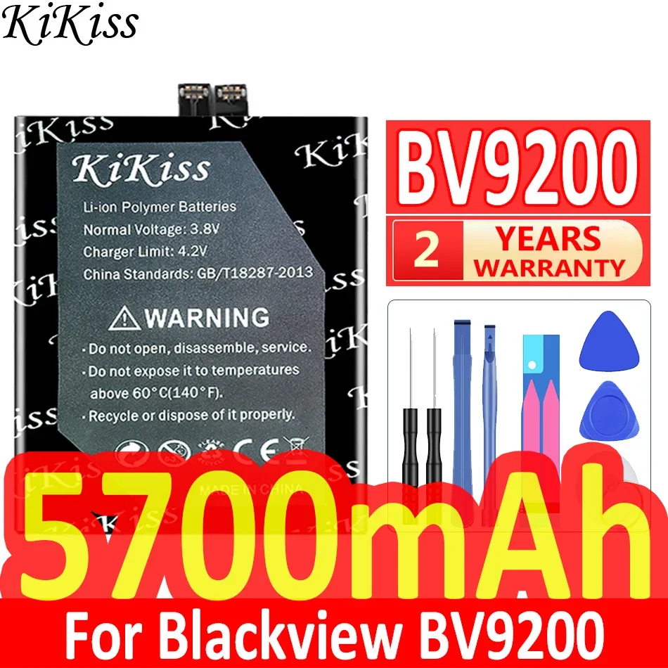 5700mAh KiKiss Powerful Battery BV 9200 (Li556578JLY) For Blackview BV9200