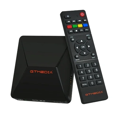 GTMEDIA-Ifire 2 M3U TV Box ، جهاز فك تشفير مشغل الوسائط ، جهاز التحكم عن بعد TBT الذكي ، جهاز ضبط الإنترنت ، دعم M3U ، HEVC H.265 ، 1V ، 0Bit ، ساخن