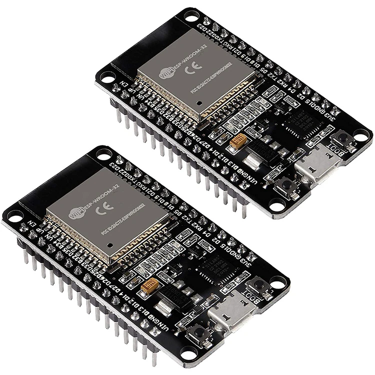 

2 Pack ESP32 ESP-32S Development Board 2.4GHz Dual-Mode WiFi + Bluetooth Dual Cores Microcontroller Processor