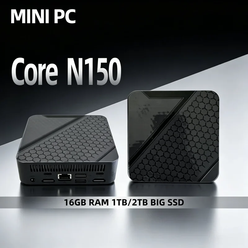 Slim Travel Mini Notebook 2026 N150 Chip 8/16GB RAM High-speed SSD 4K WiFi6 BT5.2 Home & Office PC