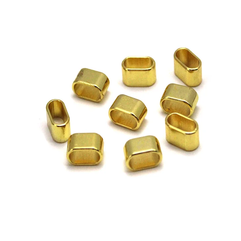 30PCS Metal Big Hole Loose Spacer Beads For Jewelry Making DIY Side Bead Charms Bracelet Accessoies Wholesale Supplies