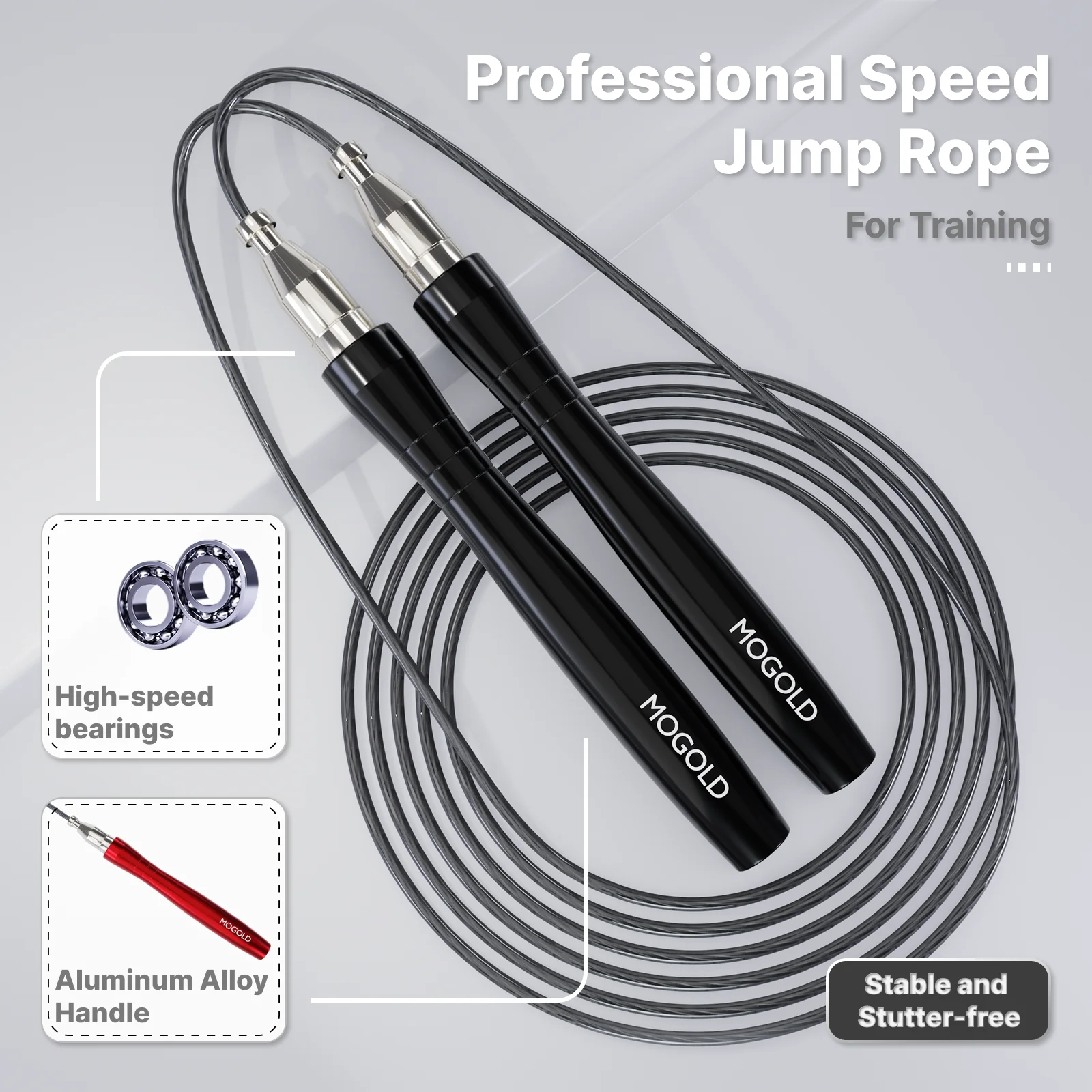 Crossfit Speed Jump rope Excercise profesjonalna siłownia Figura cuerda para saltar Crossfit Gym Sport Jumping Rope Fitness Equipment