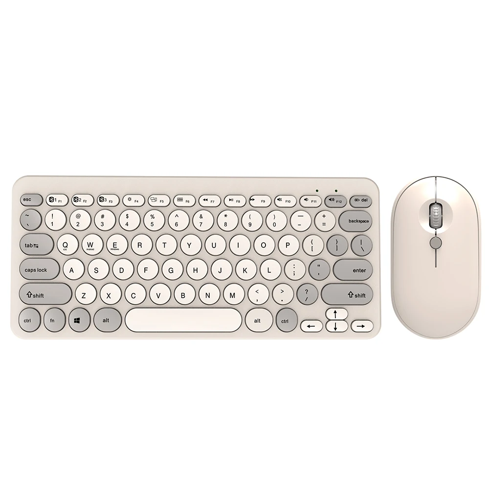 مجموعة لوحة مفاتيح وماوس لاسلكية 2.4 جيجا، مجموعة لوحة مفاتيح وماوس لاسلكية لأجهزة الكمبيوتر المحمول والكمبيوتر اللوحي