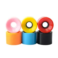 4Pcs/Set Skateboard Wheels High Quality Land Surf Longboard 78A PU Wheel 60x45MM Elastic Skateboarding Roller 4