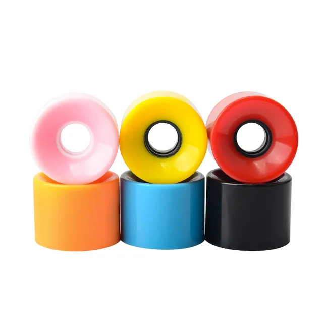 4Pcs/Set Skateboard Wheels High Quality Land Surf Longboard 78A PU Wheel 60x45MM Elastic Skateboarding Roller 4