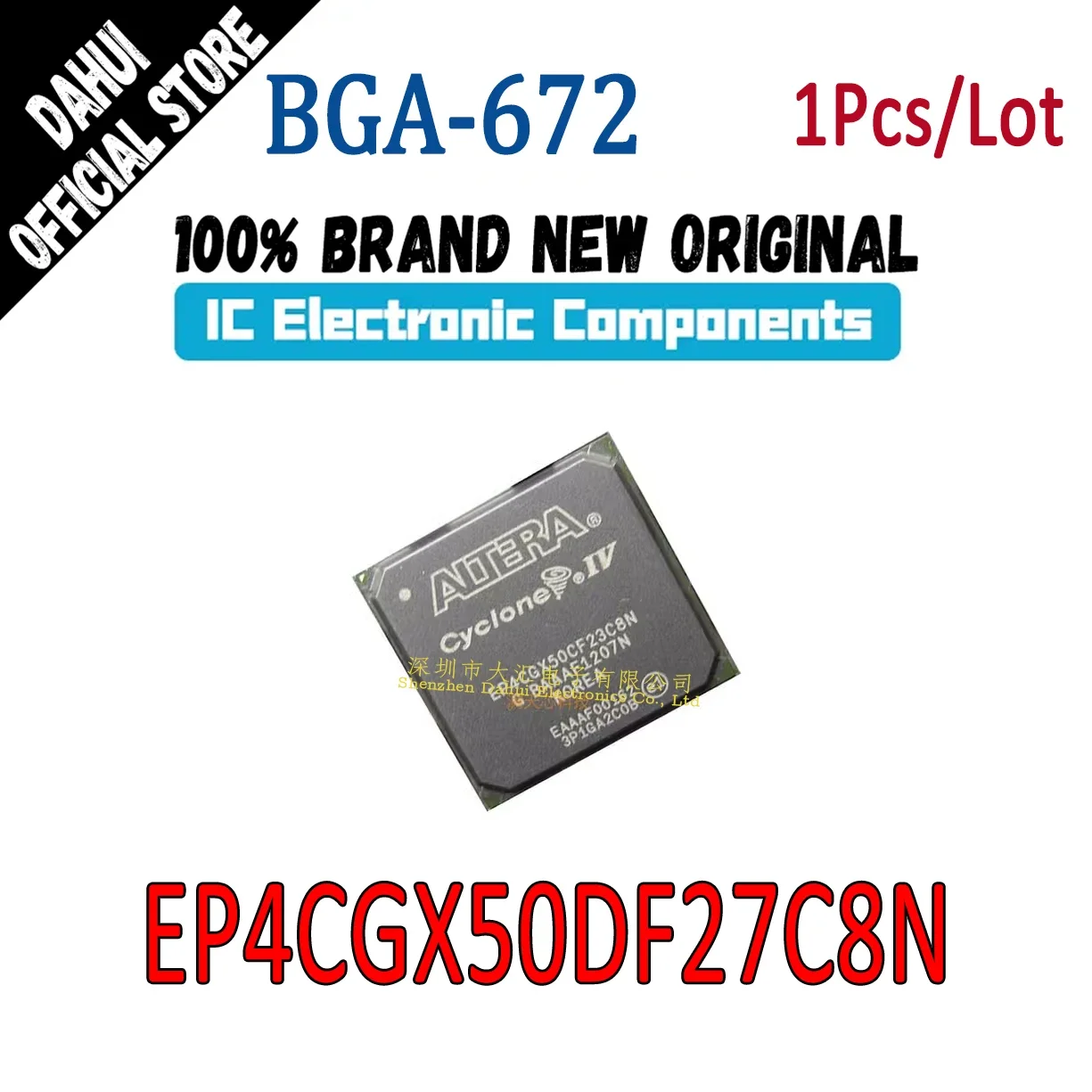 

EP4CGX50DF27C8N BGA-672 Programmable logic chip IC Brand New Original In Stock