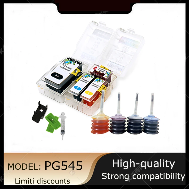 Vilaxh Kartuş PG545 CL546 Akıllı Kartuş Dolum Kiti Canon PG545 CL546 IP2850 MX495 MG2950 MG2450 Yazıcılar