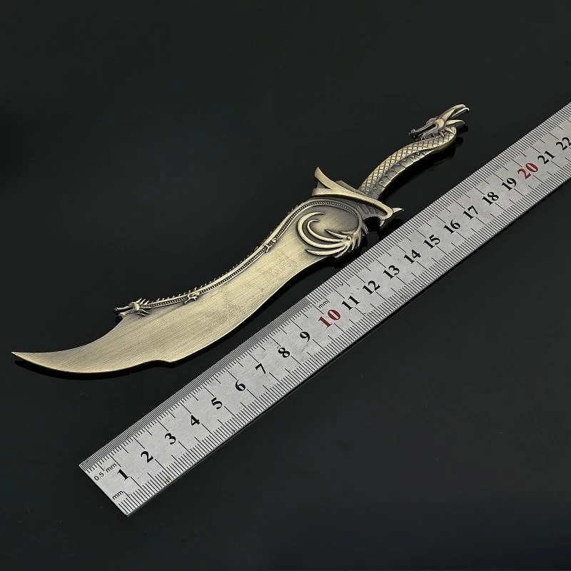 20 cm/7,87 in Anime Peripherie Dragon Slayer Messer Anlehnen auf den Drachen Slayer Metall Alte Schwert Spielzeug Handwerk Anhänger jungen Geschenk