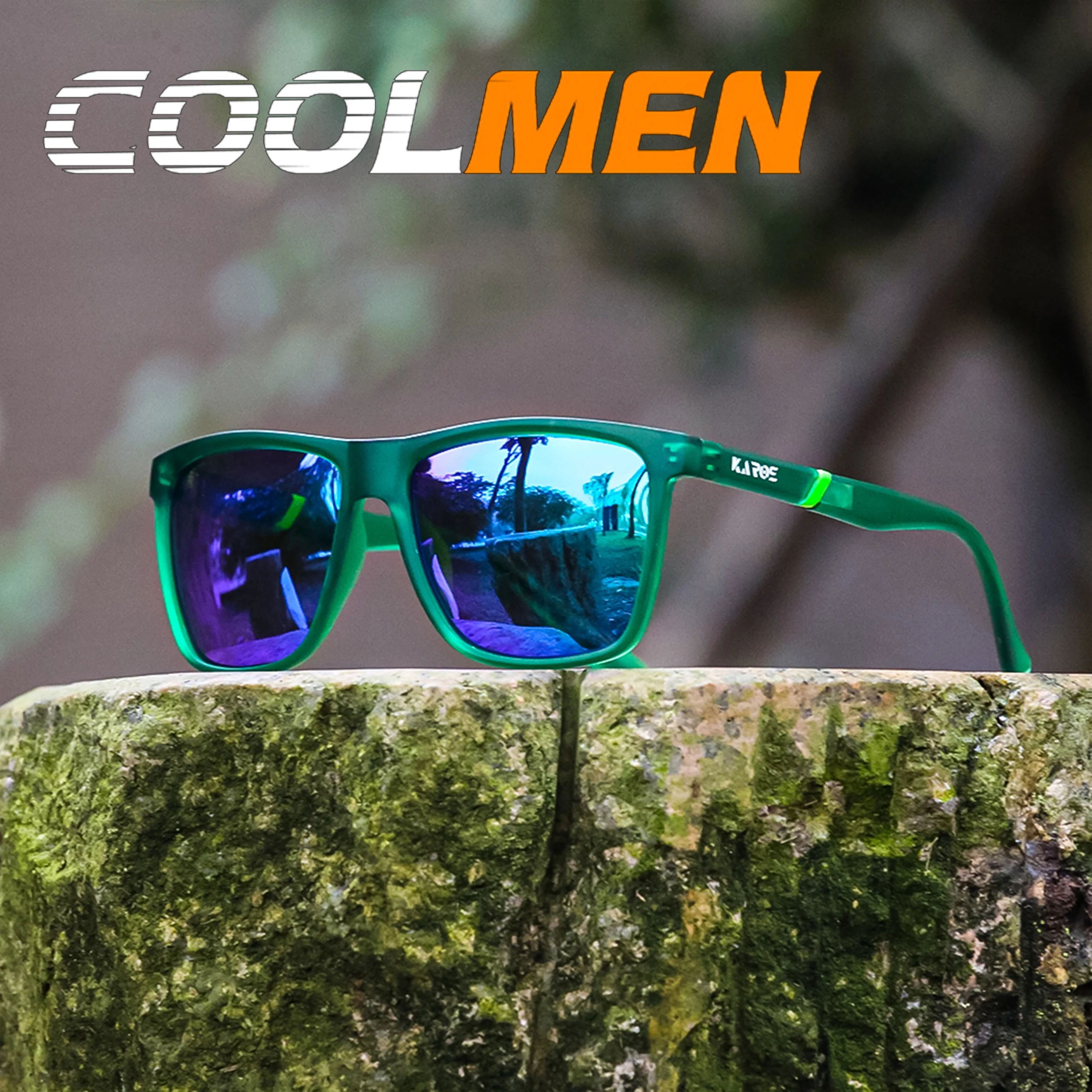 

COOLMEN Polarized Sunglasses Men Women Sports Fishing Mirror Sun Glassses Driving Outdoor Travel Ultralight UV400 Eyewear YZ2015