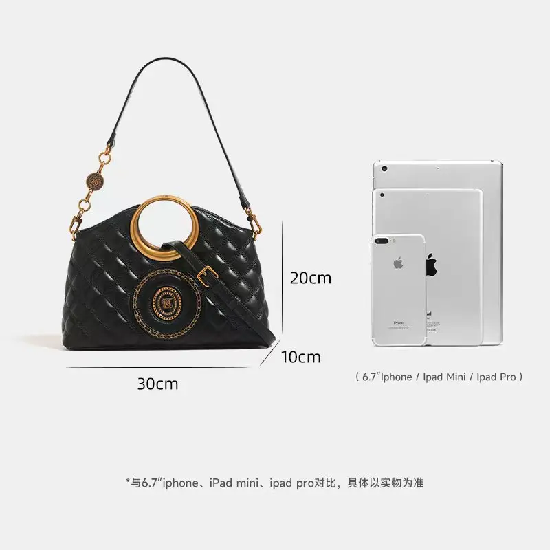 KB Marken-Damenhandtasche 2026 Neue Hochwertige Designer-Diamantförmige Ketten-Tragetasche, Modische Damen-Umhängetasche – Detail 9