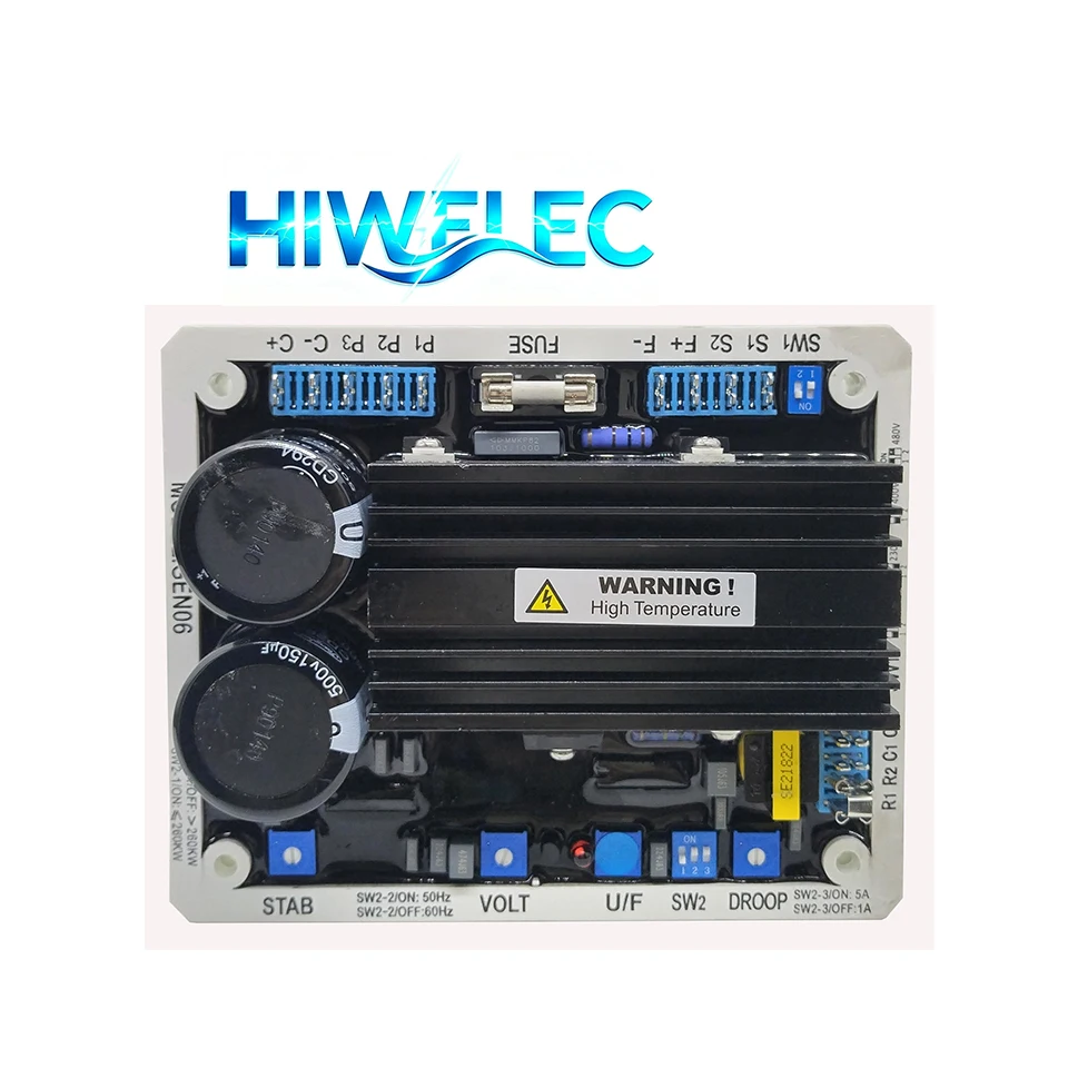 GEN06 ABB Automatic Voltage Regulator AVR Control Module Diesel Generator Set Stabilizer Electrical Generator Parts
