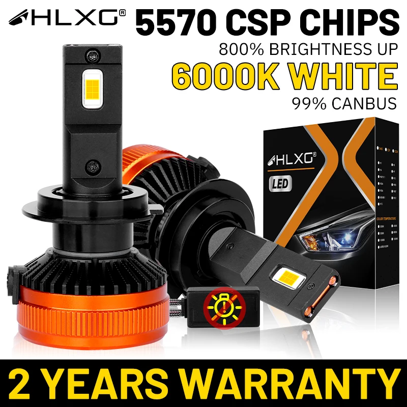 

H4 H7 Светодиодная фара H11 K5C 5570 CSP Canbus Led H1 HB3 9005 6000K H8 HB4 9006 H9 9012 HIR2 Турбо Автомобильная лампа Противотуманные фары высокой мощности