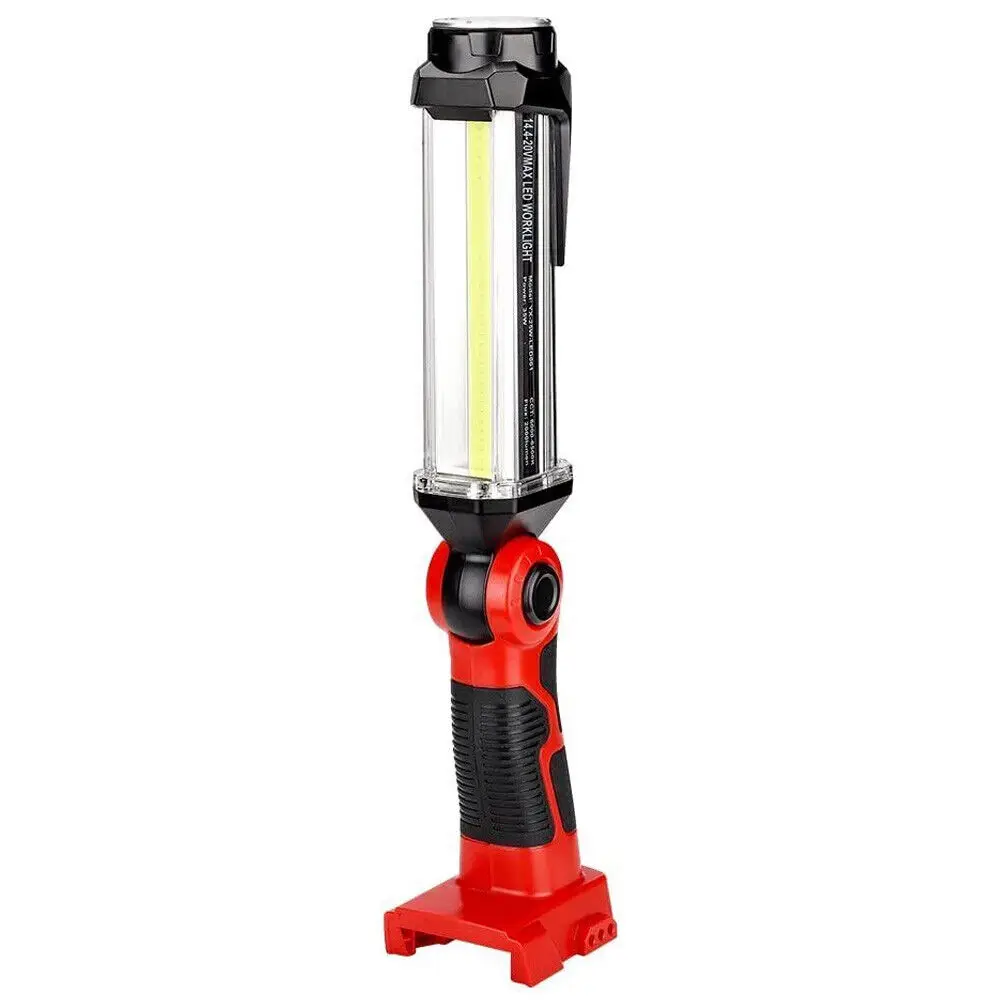 Lampe de travail LED portable pour Milwaukee, batterie Eddie ion 18V, budgétaire, outil de lampe, déterminer les lanternes pour le camping, 35W, 2000LM