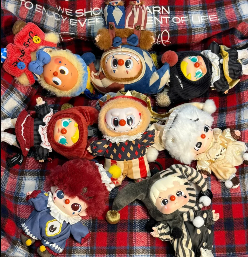 

100% Authentic POPMART The Monsters Labubu WHY SO SERIOUS Series Funny Quirky Vinyl Plush Pendant Blind Box Collectible Hallowen