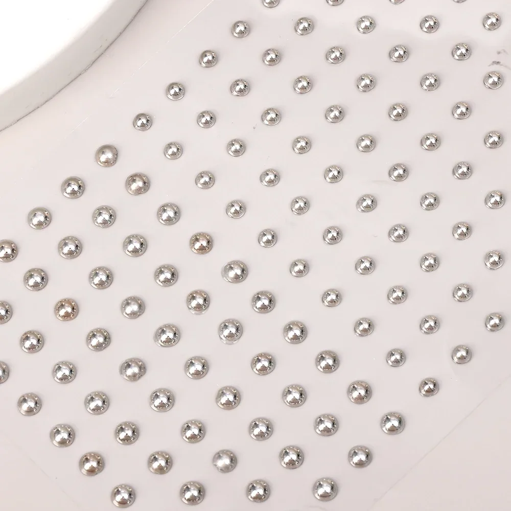 Silbrige gefälschte Lippen-Augenbrauen-Ohr-Aufkleber, nicht durchbohrt, Ohrstecker, Teenager, Hip-Hop, gefälschte Nasennägel, Ring, Körper, Bauchnabel-Schmuck – Detail 4