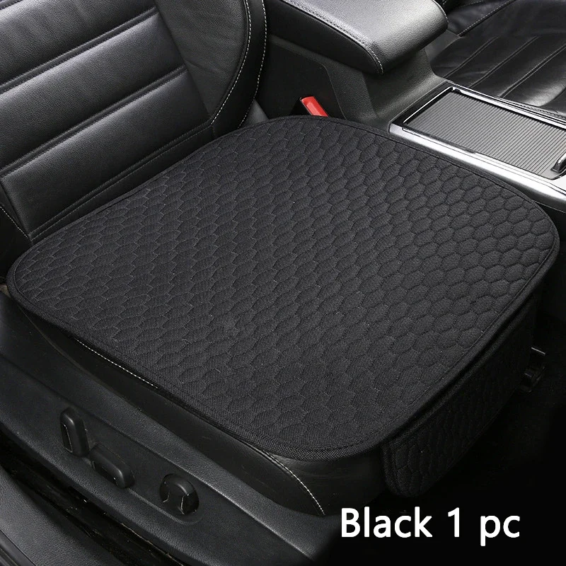 Universal Size Flax Car Seat Cover Linen Seat Cushion Protector Pad Auto Accessories Interior Styling