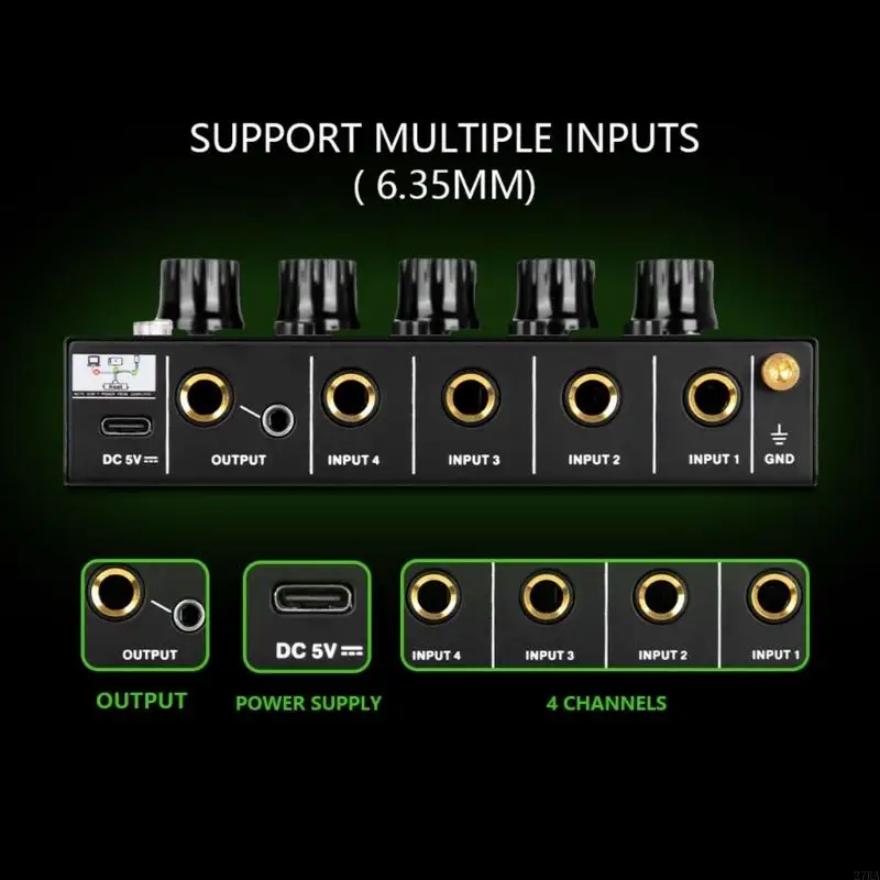 27RA 4 Input Auditory Mixing Console Clear Processing Noise Reduces Technology Mobile Recording Setups