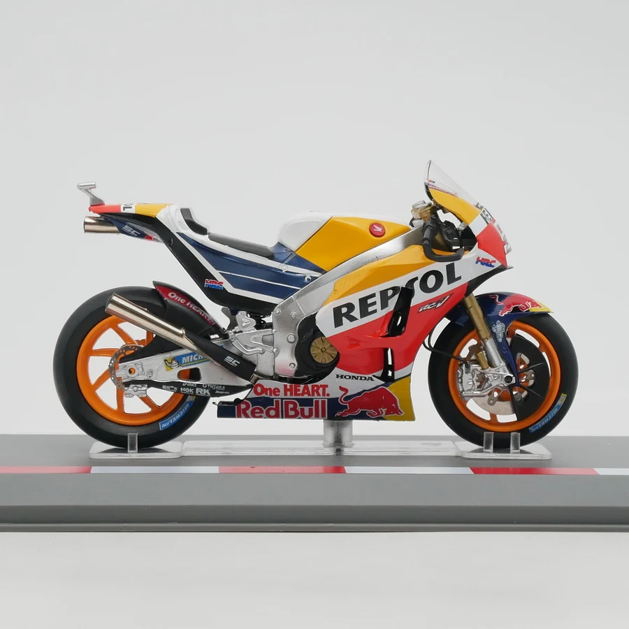 IXO 1:18 Scale Diecast Alloy Moto GP 2017 Honda RC213V Marc Marquez Motorcycle Toy Car Model Classic Adult Souvenir Gift Display