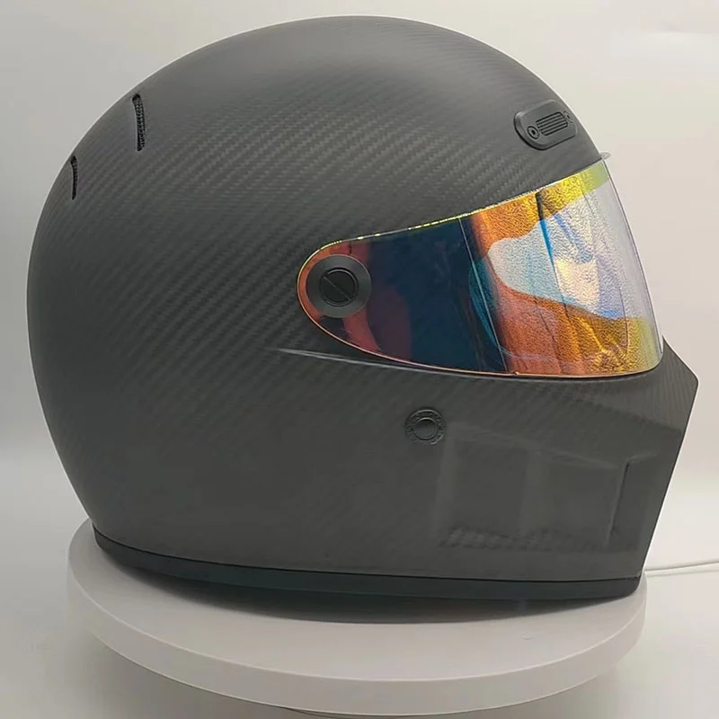 2026 ZoomLon Factory Direct High-end Carbon Fiber Helmet Motorcycle with Particularly Good Quality Rides Safety protection
