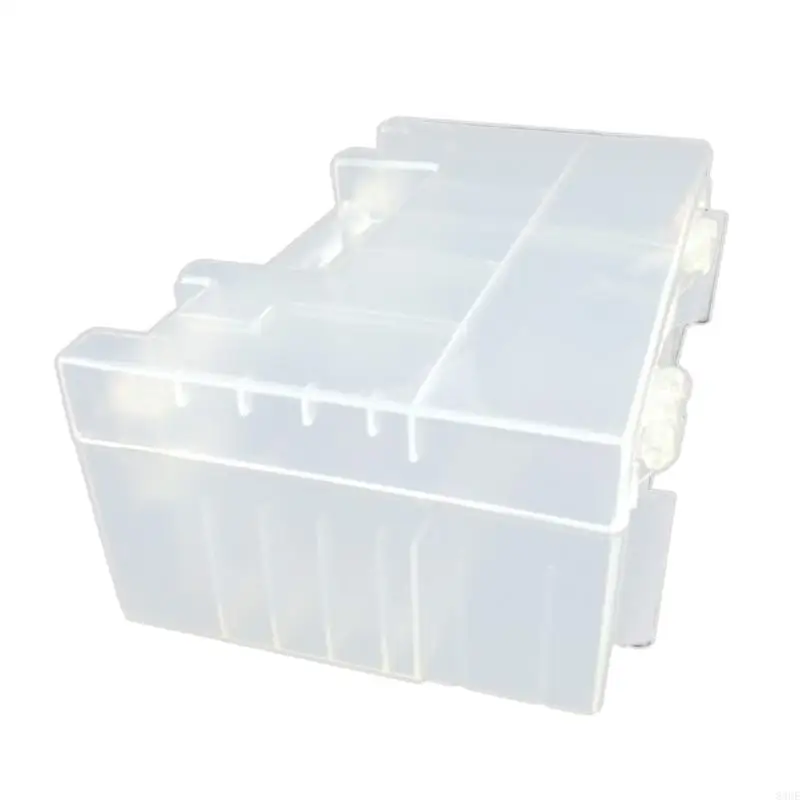 83CE Clear PP PP Picty Storage Box Battery Carrying Case Contenitore con coperchio