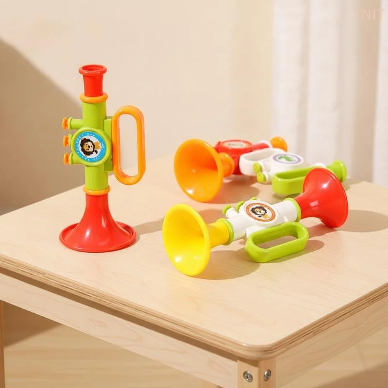 [J] Whistle Horn Trumpet: Adorable Multicolor Kid's Musical Toy, Excellent Game And Learning Aid For Montessori Education
