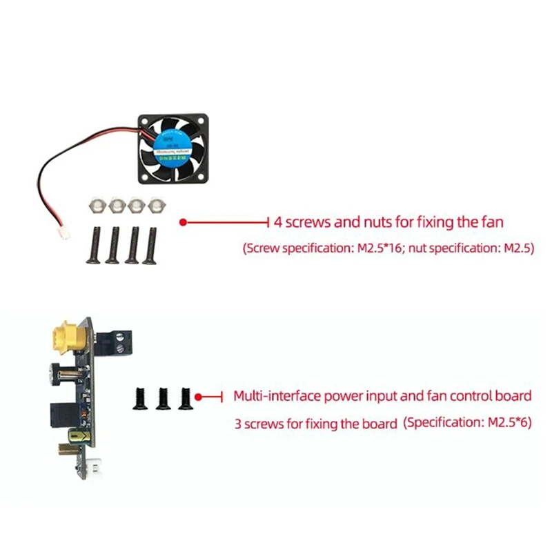 Aluminum Alloy Multiple Interfaces DIY Shell Kit For XYH3606 CNC DC Buck Boost Converter