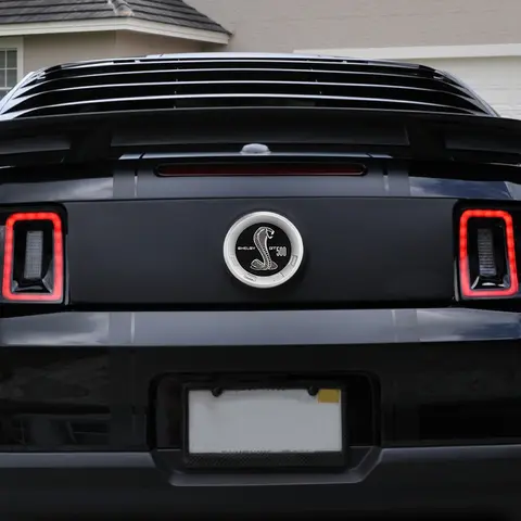 15cm SHELBY GT 500 emblem klistermärke bagagerumsklistermärke för Ford Mustang Cobra LAGUNA SECA 2.3T Ford klistermärke Mustang baklucka dekaler 10 best sales Shelby GT500 tillbehör - №1