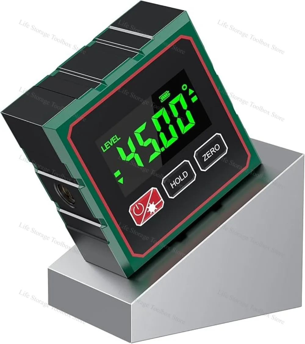

NEW 4-Side Magnetic Digital Angle Gauge With Laser Electronic Protractor Horizontometer Inclinometer Angle Ruler Slope Measuring