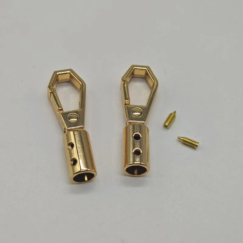 Spot Mobile Phone Lanyard Hardware Dog Buckle Spot Chain Hardware Accessories Light Gold Alloy Rhombus Hook 8mm Bucket