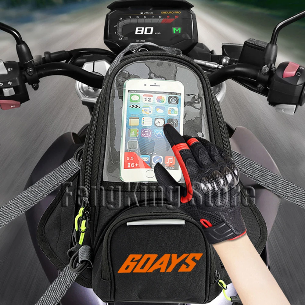 Per EXC XC-W TPI borsa per serbatoio carburante moto sei giorni borsa magnetica di navigazione Touchable borsa antipolvere per moto