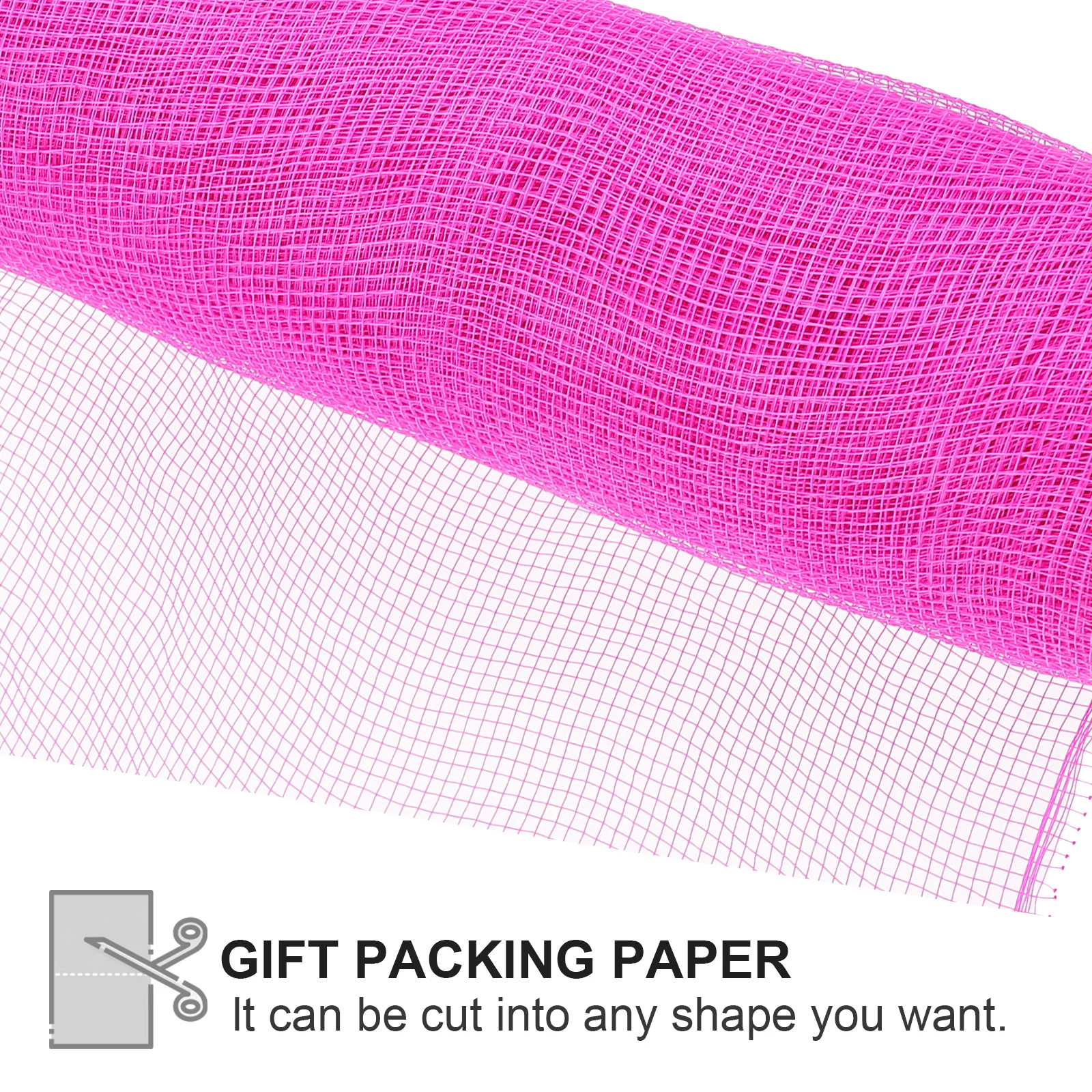 

1Pcs Gift Wrapping Mesh Volumes 10 Yards Christmas Decorations Flower Wrapping Material Decorative Gauze Rolls for Party