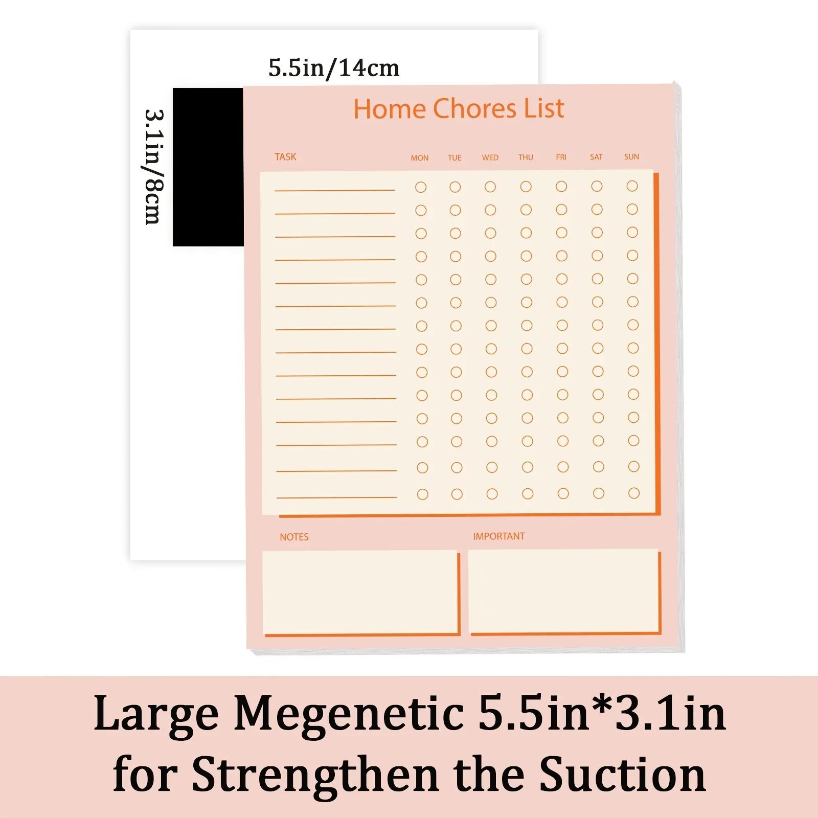 2024ปฏิทินติดผนังแม่เหล็กอเนกประสงค์พร้อมสมุดโน้ตและปากกาปฏิทินรายเดือนขนาดใหญ่พร้อมรายการสิ่งที่ต้องทำ