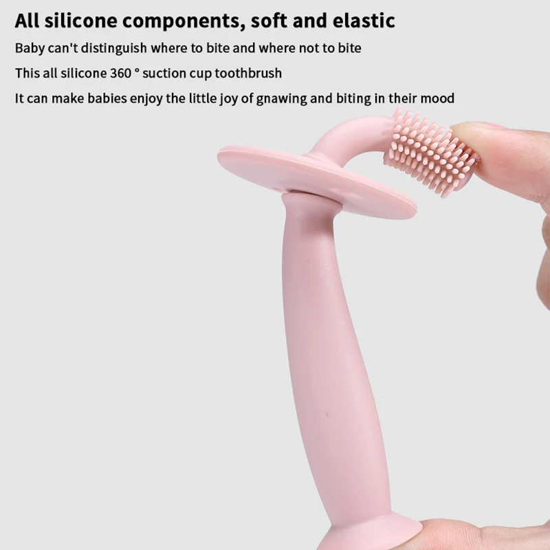 1 قطعة فرشاة أسنان الطفل إصبع لينة سيليكون الرضع الأسنان الأسنان فرشاة تنظيف الغذاء الصف سيليكون Bebes العناية بصحة الفم منتجات الأطفال #1
