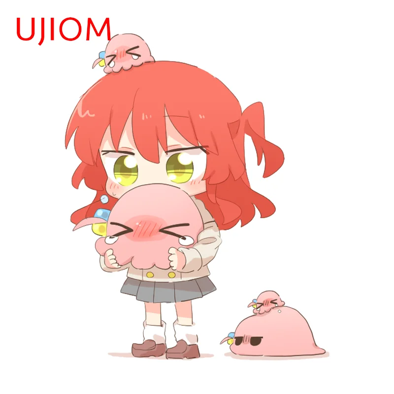 UJIOM NSFW Kita Ikuyo Anime Character Wall Sticker Fashion Adorable Bedroom Decal Personality Charming Computer Case Decoration