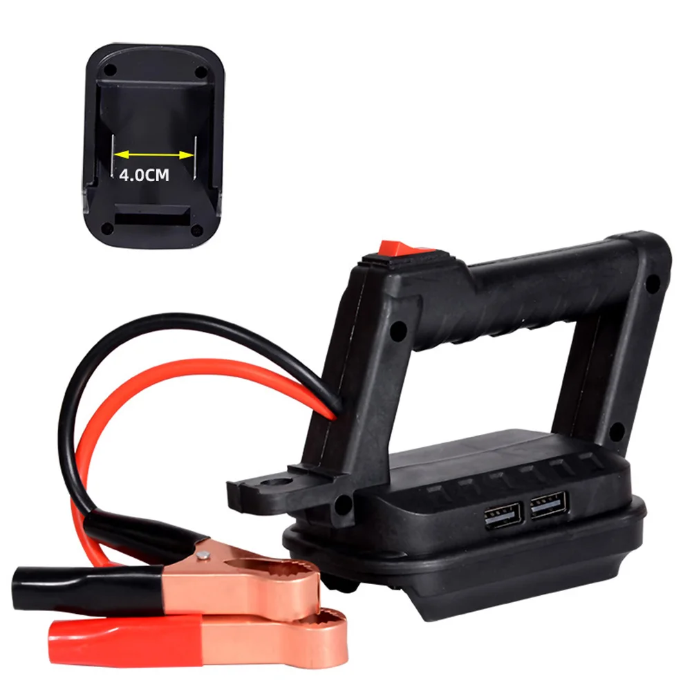 Glove Box Storage Trunk Storage Black Red Car Boost Cable Lightweight Portable Charger Easy To Use Lightweight Portable