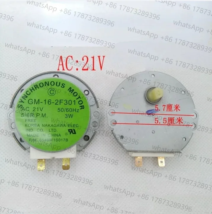 1 Uds. Para piezas de horno microondas LG Motor de tocadiscos GM-16-2F301 AC21V