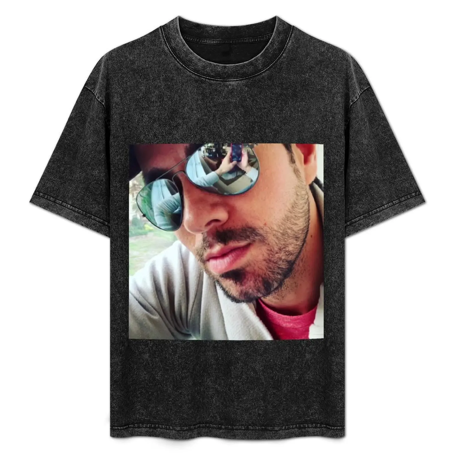 

Enrique Iglesias T-Shirt quick drying street wear plain t shirts men