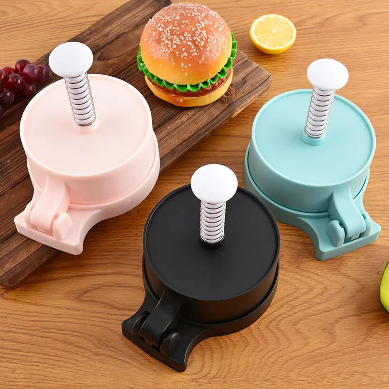 

Manual Hamburger Meat Press Plastic Semi-Automatic Press Cake Press Children's Supplementary Food Round Meat Cake Mould
