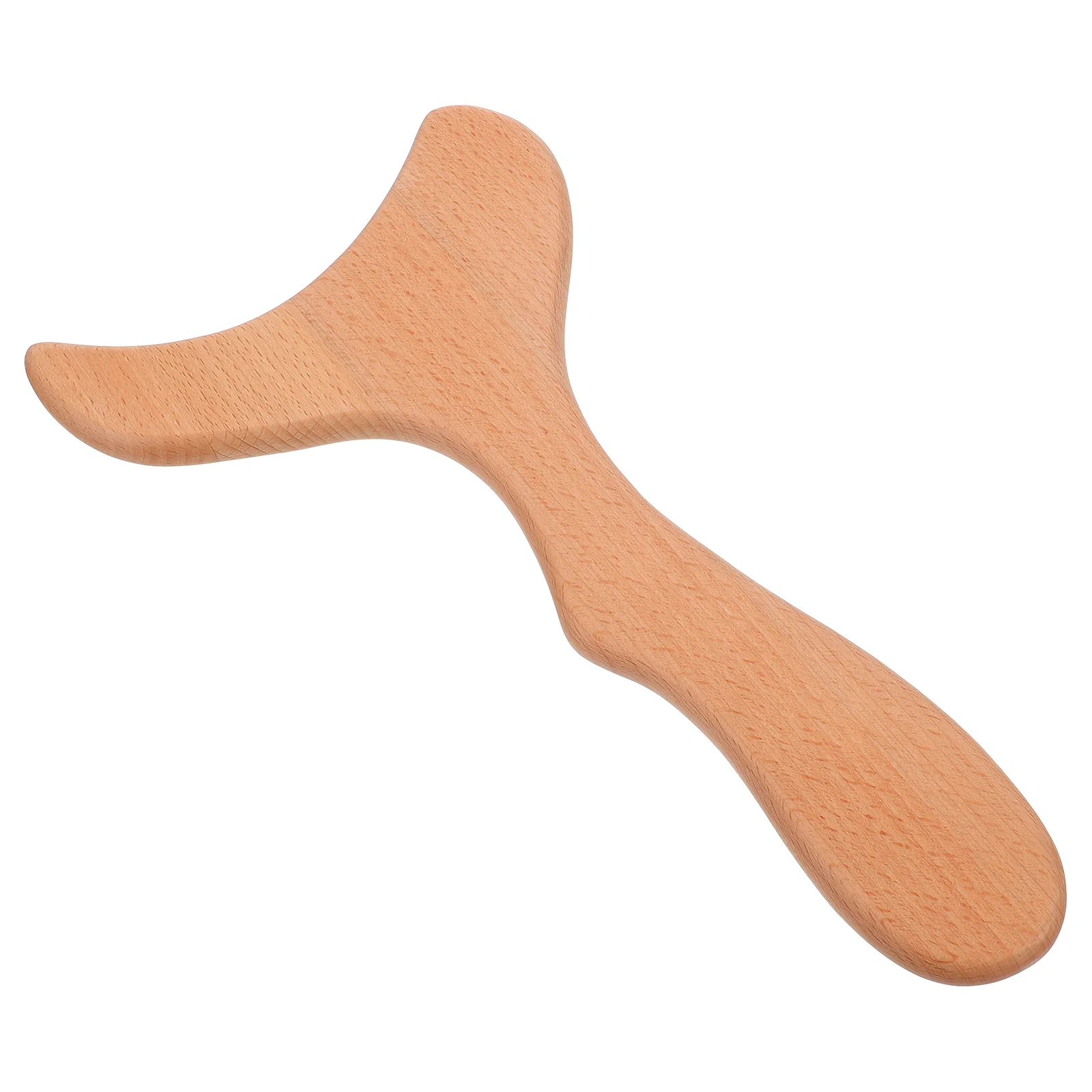 Back Massagers for Pain Wood Therapy Scraper Facial Tools Dredging Scraping Board Yellow