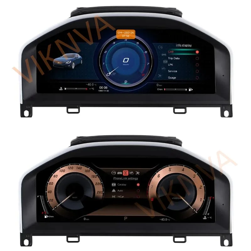 Car Digital Cluster For Volvo XC60 2008-2017 CarPlay 4G-LTE 2 Din Android 13 8.8