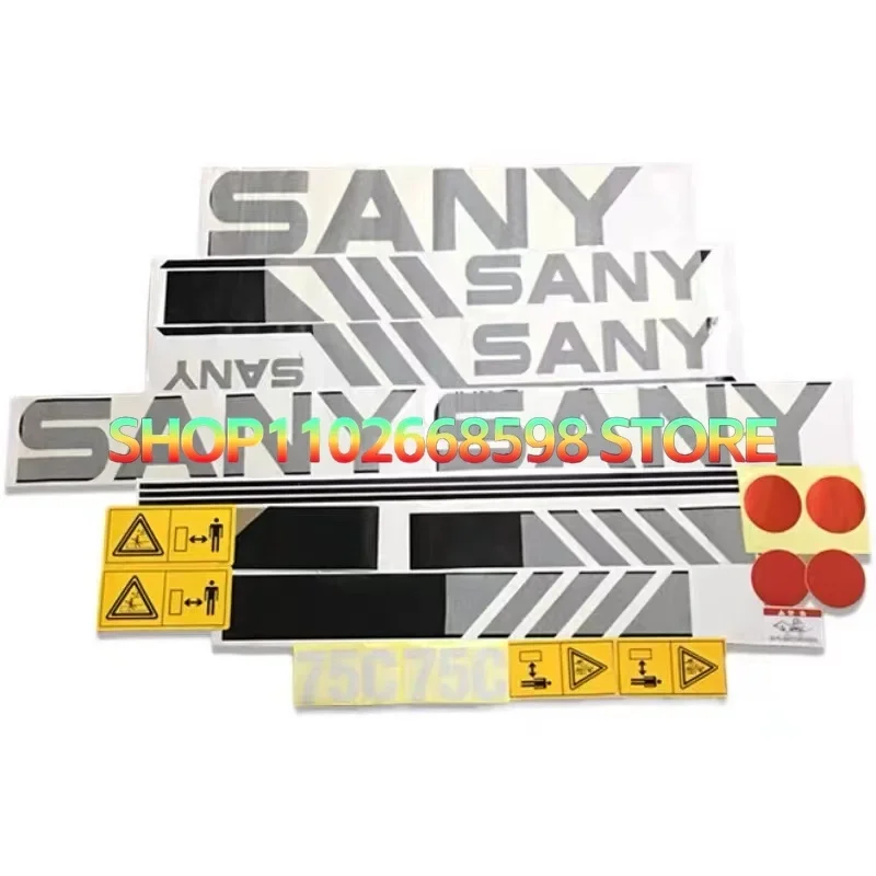 Excavator Full Vehicle Sticker for Sany SY65/95/115/155/215/225/285/335/365-8-8S