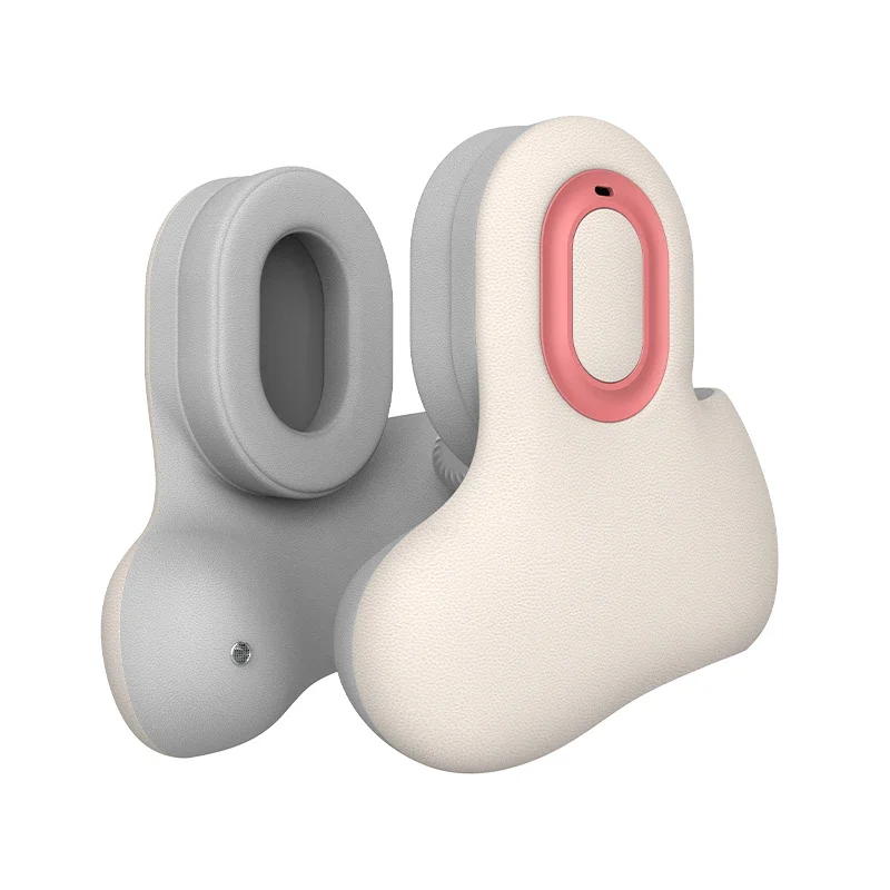 2-in-1 Multi-Function Noise Cancelling Music Neck Pillow with Hot Compress Heat Vibration New Gadget for Noise Reduction Massage