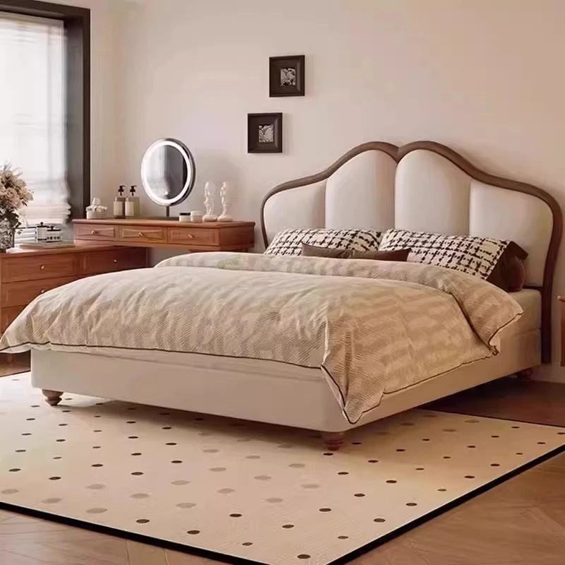 

European Princess Bed Simple Modern Frame Design Headboards Bedroom Bed Luxury Children Letto Matrimoniale Unique Furniture