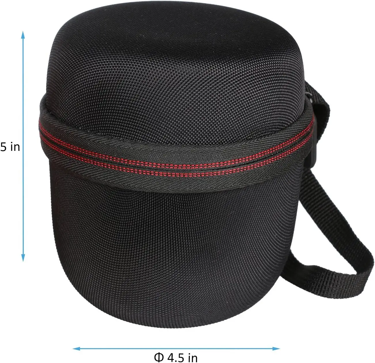 Etui LTGEM kompatybilne z przenośnym, wodoodpornym głośnikiem Ultimate Ears WONDERBOOM 4 / Play / 3/2, czarne — zdjęcie produktu 2