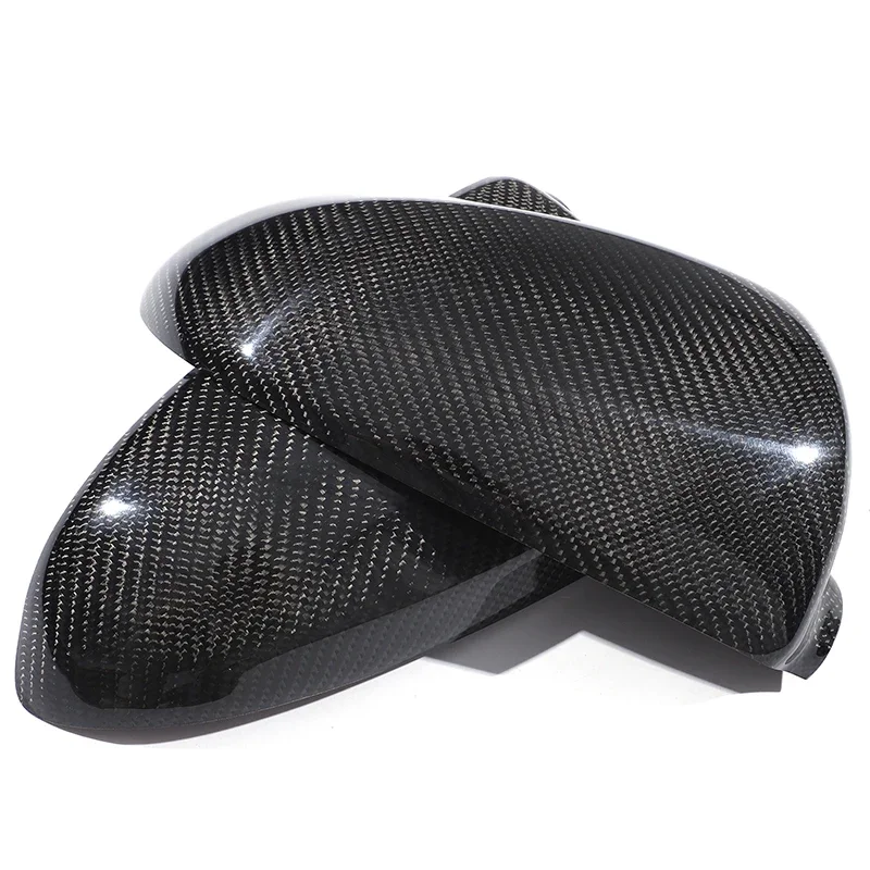 Rearview Mirror Cover Wing Mirror Cap Trim Sticker High Quality Real Carbon Fiber For Mercedes-Benz Smart Fortwo W451 2009-2014 view 4